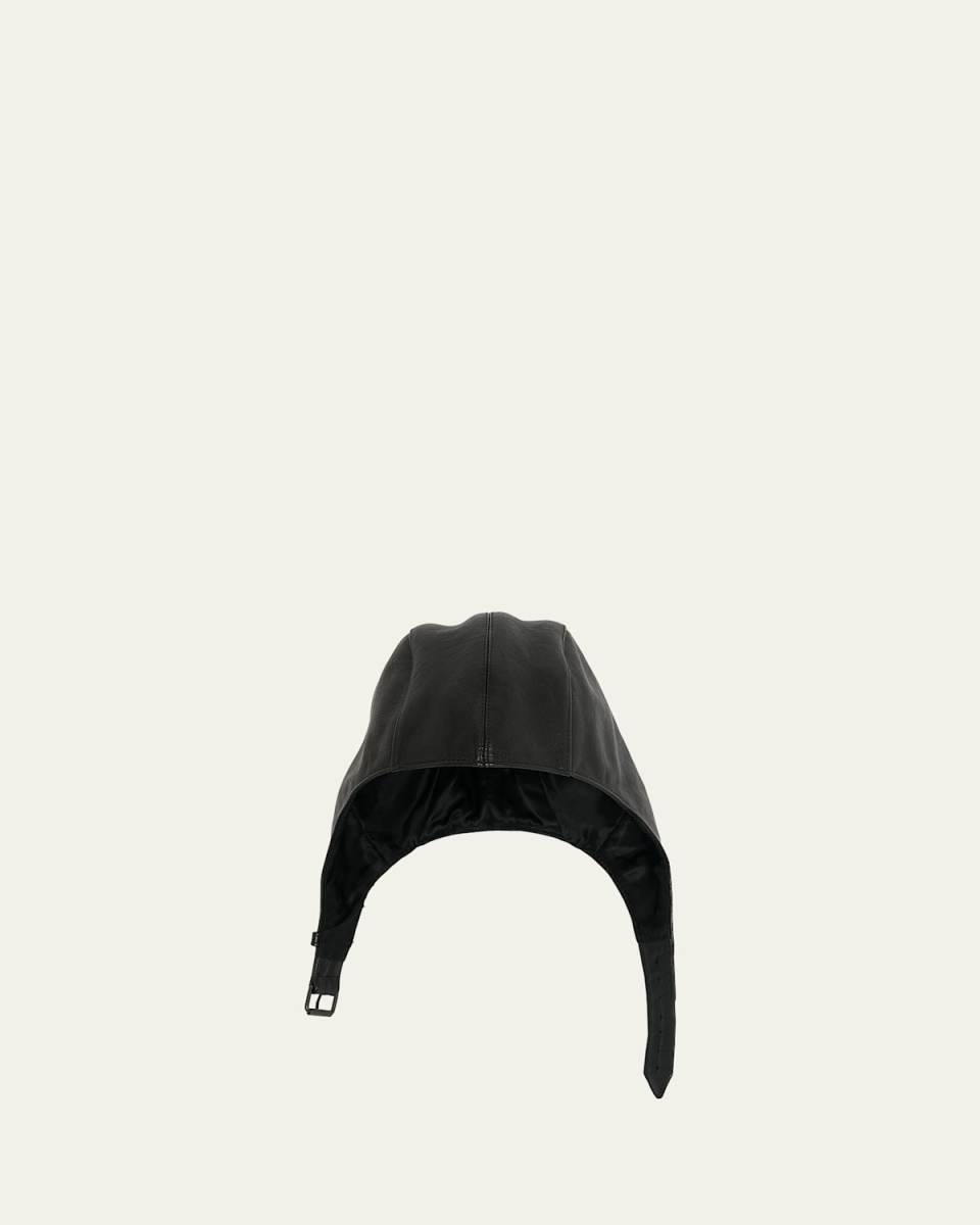 Leather Aviator Hat
